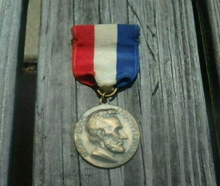 Vtg 1960 Bsa Boy Scout Medal Named 1809 - 1865 Walked In Abraham Lincoln 