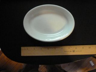 Vintage J & G Meakin Hanley England Small Ironstone Oval Plate 7 "