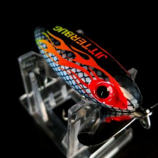 Vintage Fred Arbogast Jitterbug Bass Fishing Lure In Custom Colors.