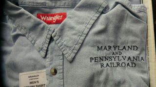 Maryland And Pennsylvania Ma And Pa Railroad Long Sleeve Shirt 3xxx