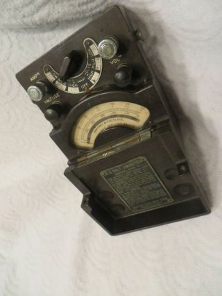 Vintage Weston Model 540 D.  C.  Volt Ammeter