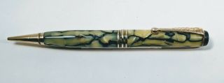 Vintage Deluxe Parker Duofold Junior Mechanical Pencil Black And Pearl Moderne