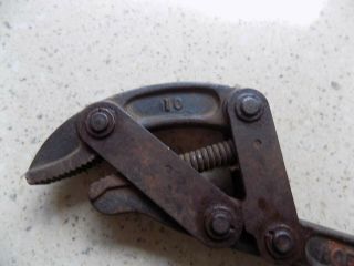 VINTAGE HOE CORPORATION 10 SPRING LOADED WRENCH POUGHKEEPSIE NY PAT FEB 1922 2