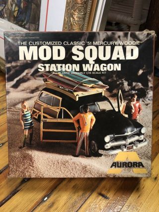 Vintage Aurora Mod Squad Station Wagon 