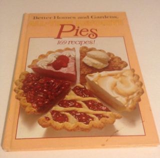 Vintage Recipes Better Homes & Gardens All Time Favorite Pies Hardcover Book