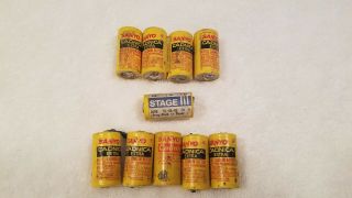 10 Rare Vintage Sanyo Cadnica Batteries Stage 3