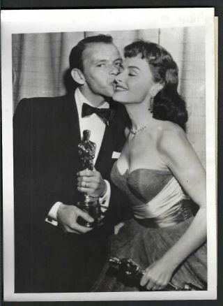 Frank Sinatra,  Donna Reed Vintage 1954 Stunning Photo