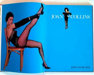 ☆ Vintage JOAN COLLINS by John Kercher DYNASTY GLAMOUR KERMIT Gallery Books 1984 3