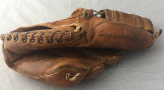 Vintage Rawlings MICKEY MANTLE Pro THE COMET MM5 RHT Glove Rare c.  1950S 3