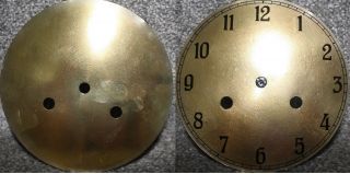 Vintage 5.  5 " 140 Clock Face/dial Arabic Numeral Number Renovation Wet Transfer