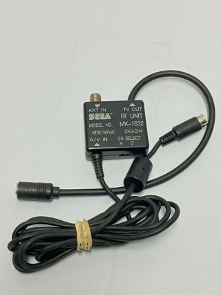 Rf Switch Mk - 1632 For Sega Genesis Vintage Very Good - Cord
