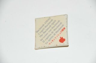 Vintage 1980s Apple Computers Andan Mac Macintosh Button King Pin Badge Pinback