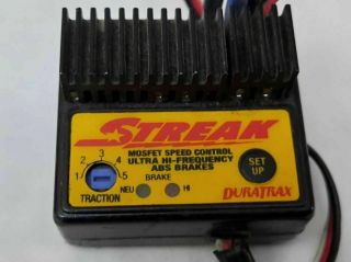 Vintage Duratrax Streak Rc Car/truck Brushed Electronic Speed Control Peak Ready