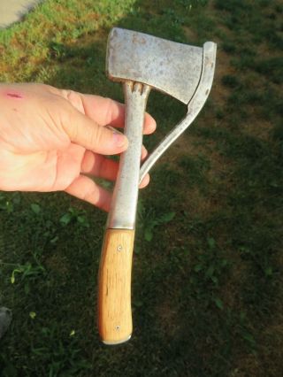 Antique 1898 Vintage Marbles Safety Axe Hatchet Gladstone,  Mich.  Usa