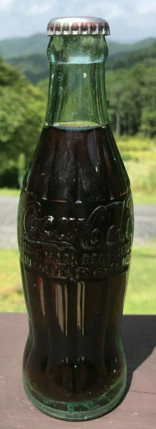 Vintage Full Coca - Cola Bottle 6 - Fl.  Ozs.  Davidson County Lexington,  Nc