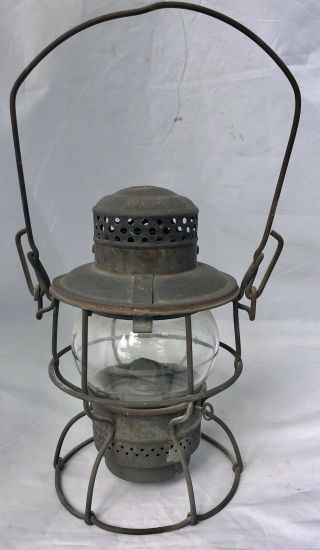 Antique Armspear Manufacturing Co.  Ny 1925 Railroad Lantern