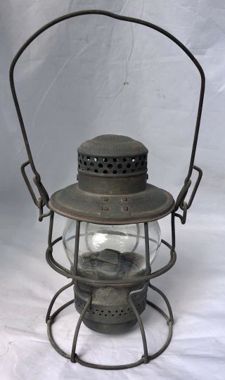 Antique Armspear Manufacturing Co.  NY 1925 Railroad Lantern 2