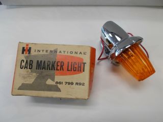 Vintage International Harvester Cab Marker Light 861 799 R92 W/ Box Instructions
