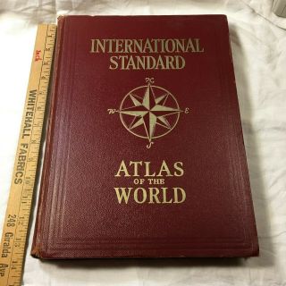International Standard Atlas Of The World 1947 Book Production Industries