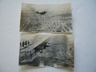 2 Caproni 3 - Liberty Bomber Photos Over Dallas 1916