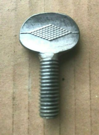Delta Rockwell Milwaukee 14 " Band Saw Upper Blade Guide Post Thumb Screw Vintage