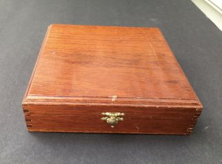 Vintage Mahogany Cigar Box Macanudo 1988 Cabinet Selection Empty