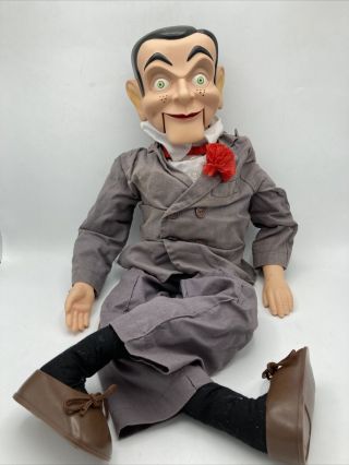 Slappy Goosebumps Ventriloquist 30 " Dummy Doll Vintage 90s Toy Pull String Mouth
