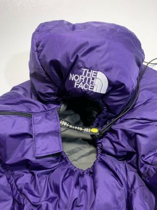 Vintage 90’s The North Face Purple Versa Tech Sleeping Bag Made In USA 2