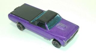 Vintage Redline Hot Wheels Purple Custom Fleetside