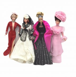 4x Vintage 1966 Mattel Barbie With Clothes,  Earnings,  & Ring.  No Shoes - China