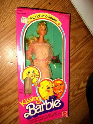 Vintage 1978 Mattel Kissing Barbie Doll (2597) Rare Find