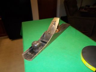 Antique Stanley Bailey No 7 Iron Jointer Plane Pat Date Apr 02,  Cutter 2 1/2 " W