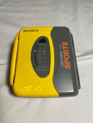 Vintage Sony Walkman Avls Sports Am/fm Cassette Player Wm - Sxf - 10 1