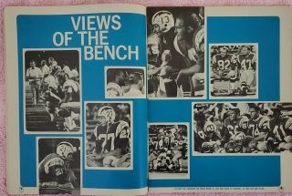 1966 AFL Football Program,  San Diego Chargers vs Buffalo Bills at Balboa Stadium 3