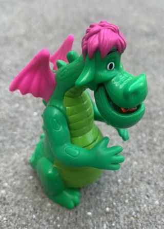 Disney Puff The Magic Dragon Vintage 4” Plastic Toy Figure,  Movie