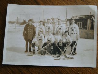 1930 Photograph Rcmp Mounties Police Hockey Team
