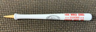 1959 Chicago White Sox World Series Comiskey Park Scorer Pencil Great Display