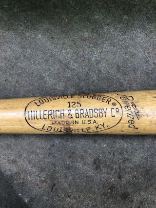 Vintage Louisville Slugger 125 Jackie Robinson Baseball Bat Jr3 Power