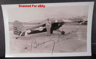 1946 Signed Beverly Howard Mansfield,  Ohio Airport Dedication Stunt Pilot 312b