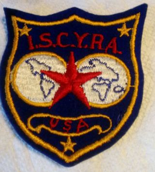 Vintage I.  S.  C.  Y.  R.  A.  International Star Class Yacht Racing Association Patch