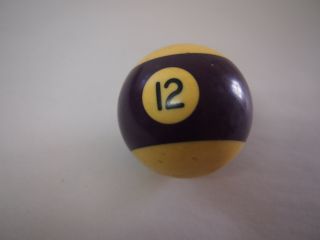 Vintage 12 Pool Billiard Ball 2 1/4 "