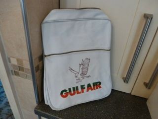 Vintage Gulf Air Travel Cabin Bag Cabin Crew Holdall Bahrain