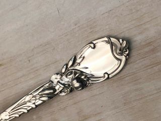 La Parisienne by Reed & Barton large Oval Soup Spoon,  Sterling Silver 7.  25 