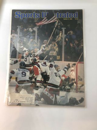 Sports Illustrated March 3,  1980 Usa Olympic Hockey Team Miracle On Ice Sports