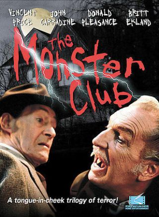 The Monster Club (dvd,  2004) Vincent Price John Carradine Vintage Horror