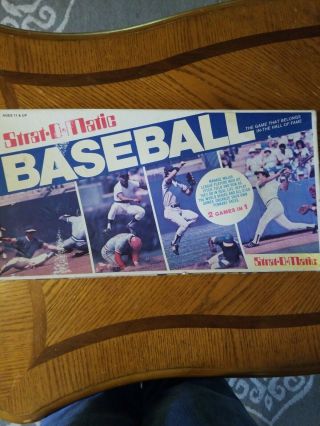 1987 Strat - O - Matic Baseball Board Game