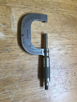 Vtg.  Brown & Sharpe Mfg Co Micrometer No.  48