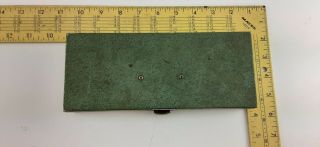 Vintage S - K Tools Green Metal Tool Box Only Sk 8.  75 X 3.  6 X 1.  5
