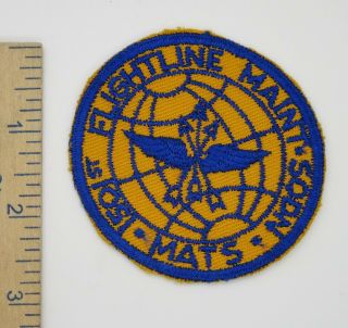 Us Air Force 1501st Mats Military Air Transport Service Patch Older Vintage