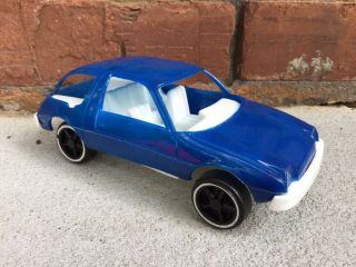 Vintage Amc Pacer / Gay Toys Item 537 / Plastic Toy / Blue / Made In Usa